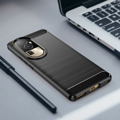 Capa para Oppo Reno10 / Reno10 Pro, Techsuit, Carbono, Preta