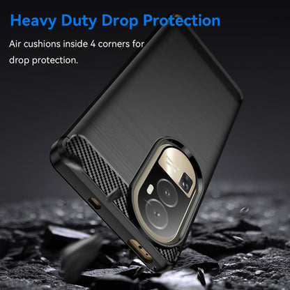 Capa para Oppo Reno10 / Reno10 Pro, Techsuit, Carbono, Preta