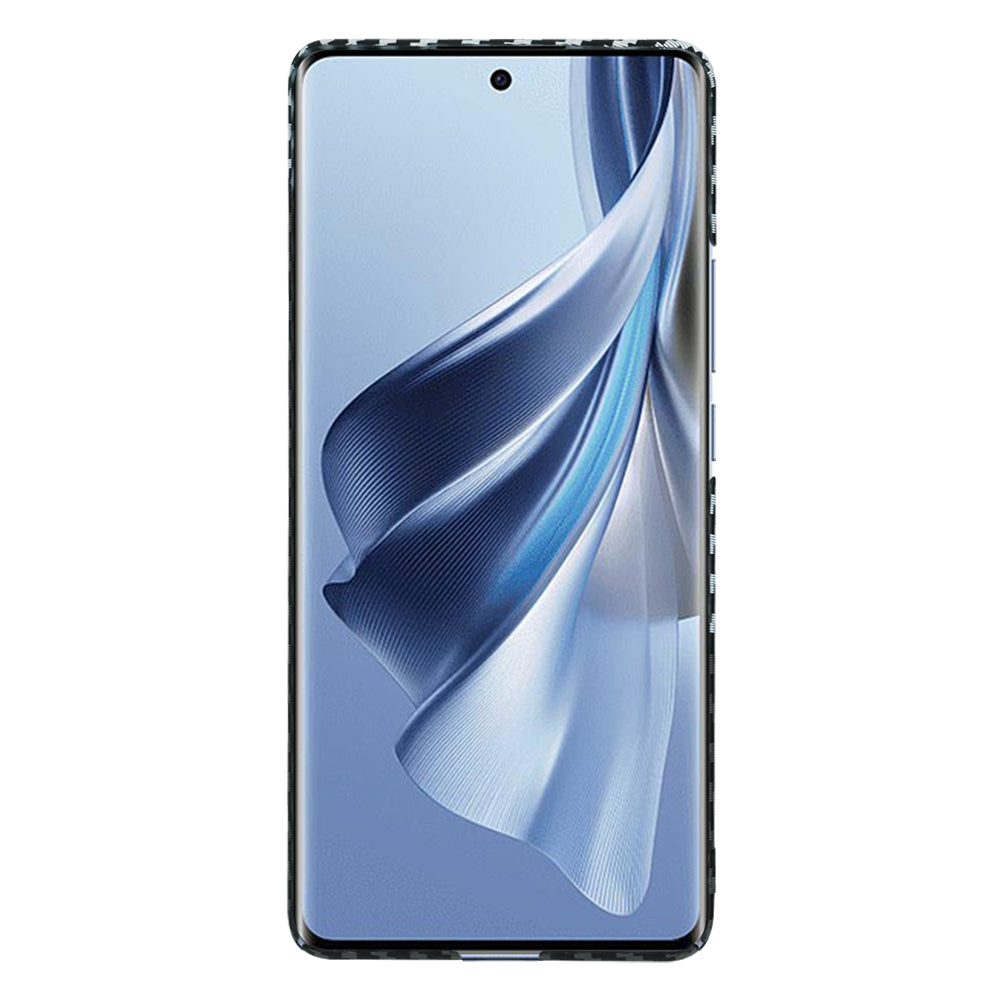 Capa para Oppo Reno10 / Reno10 Pro, Techsuit, Carbonite FiberShell, Preto Cinzento