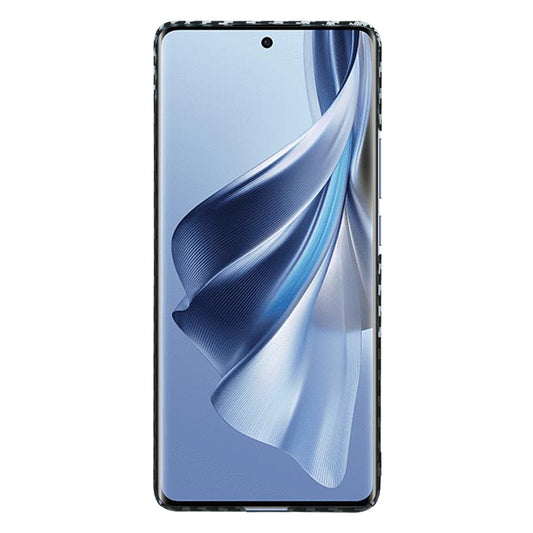 Capa para Oppo Reno10 / Reno10 Pro, Techsuit, Carbonite FiberShell, Preto Cinzento