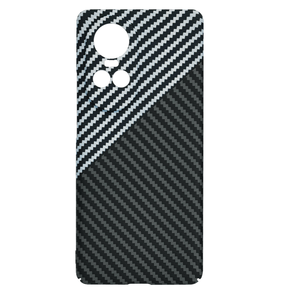 Capa para Oppo Reno10 / Reno10 Pro, Techsuit, Carbonite FiberShell, Preto Cinzento