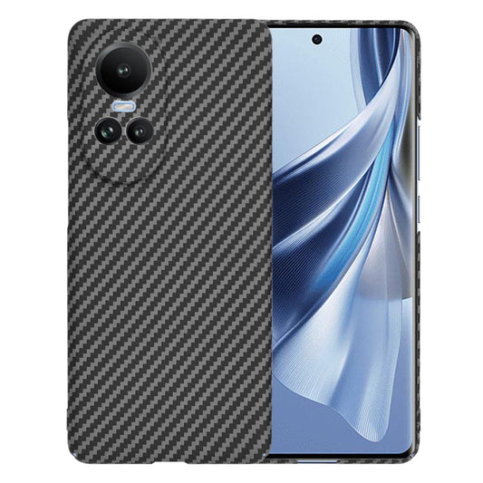 Capa para Oppo Reno10 / Reno10 Pro, Techsuit, Carbonite FiberShell, Preta