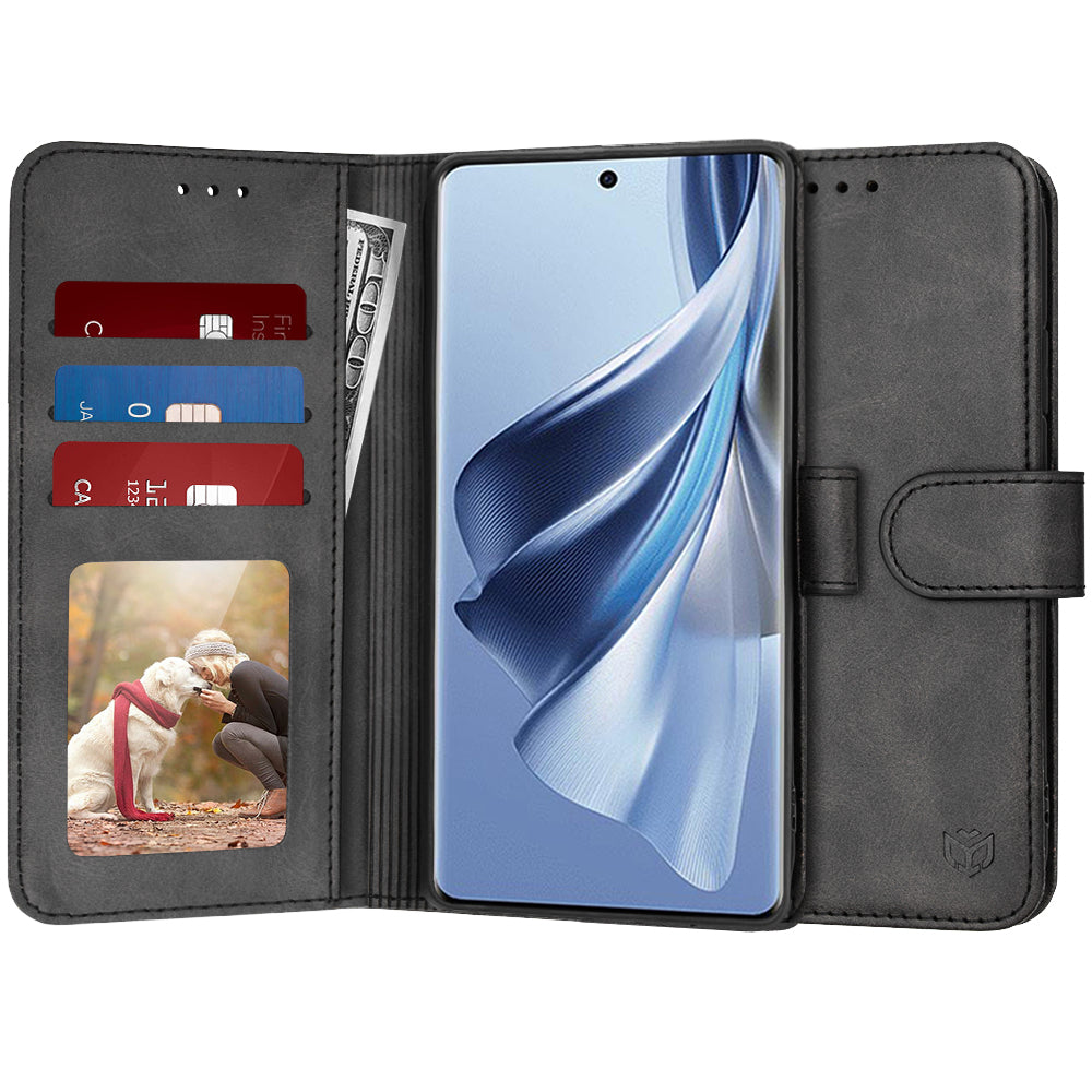 Capa para Oppo Reno10 / Reno10 Pro, Techsuit, Diary Book, Preta
