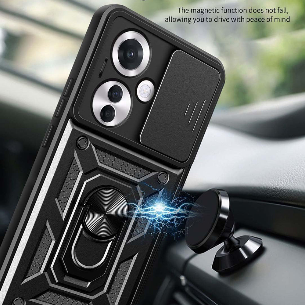 Capa para Oppo Reno11 F, Techsuit, CamShield, Preta