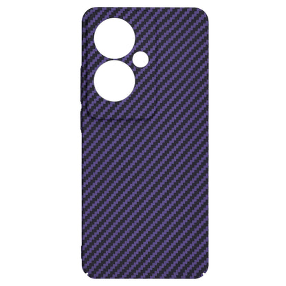 Case for Oppo Reno11 F, Techsuit, Carbonite FiberShell, Purple