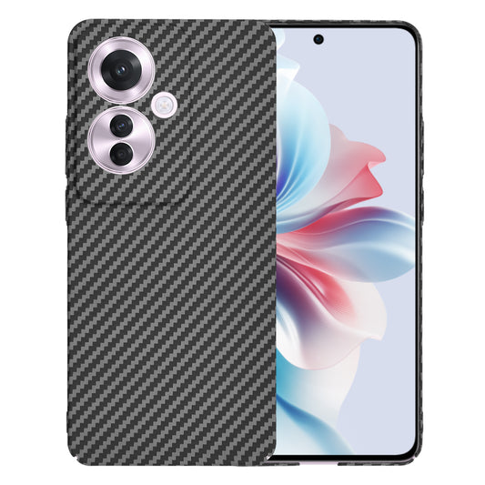 Capa para Oppo Reno11 F, Techsuit, Carbonite FiberShell, Preta