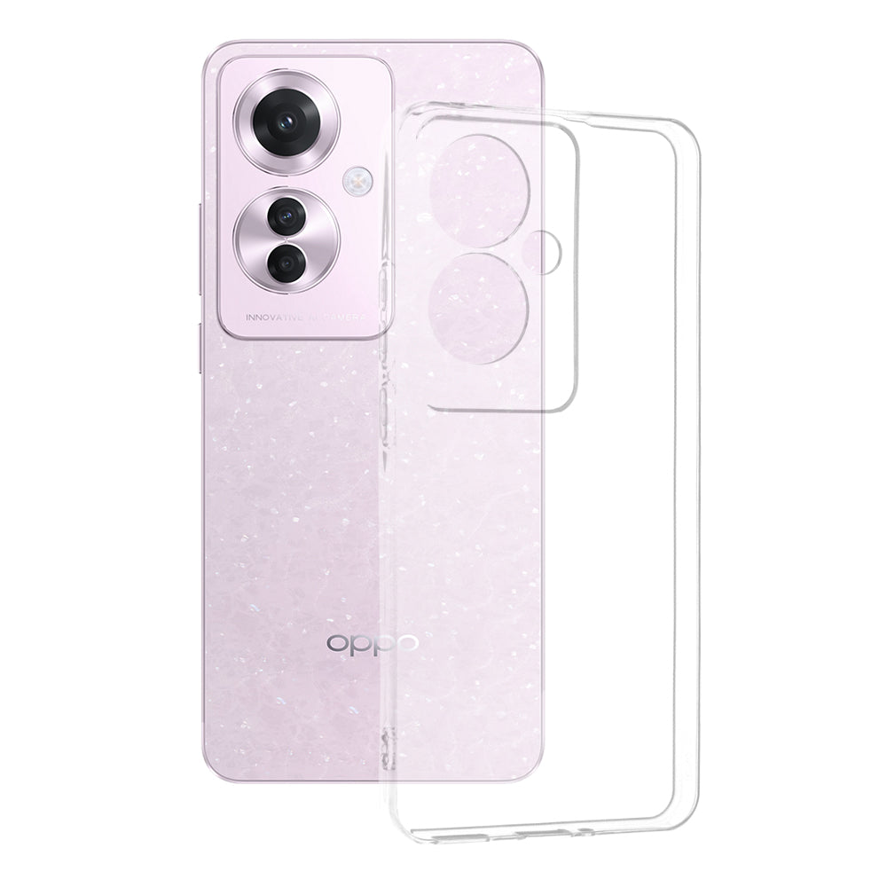 Capa para Oppo Reno11 F, Techsuit, Transparente, Transparência