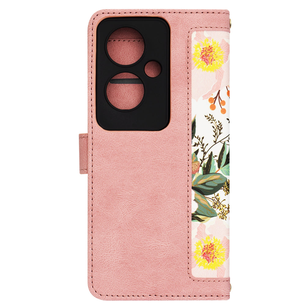 Capa para Oppo Reno11 F, Techsuit, FlipCraft, Rosa