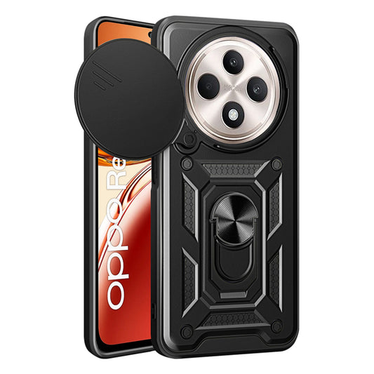 Capa para Oppo Reno12 FS 5G / Reno12 FS 4G / Reno12 F 4G / Reno12 F, Techsuit, CamShield, Preta