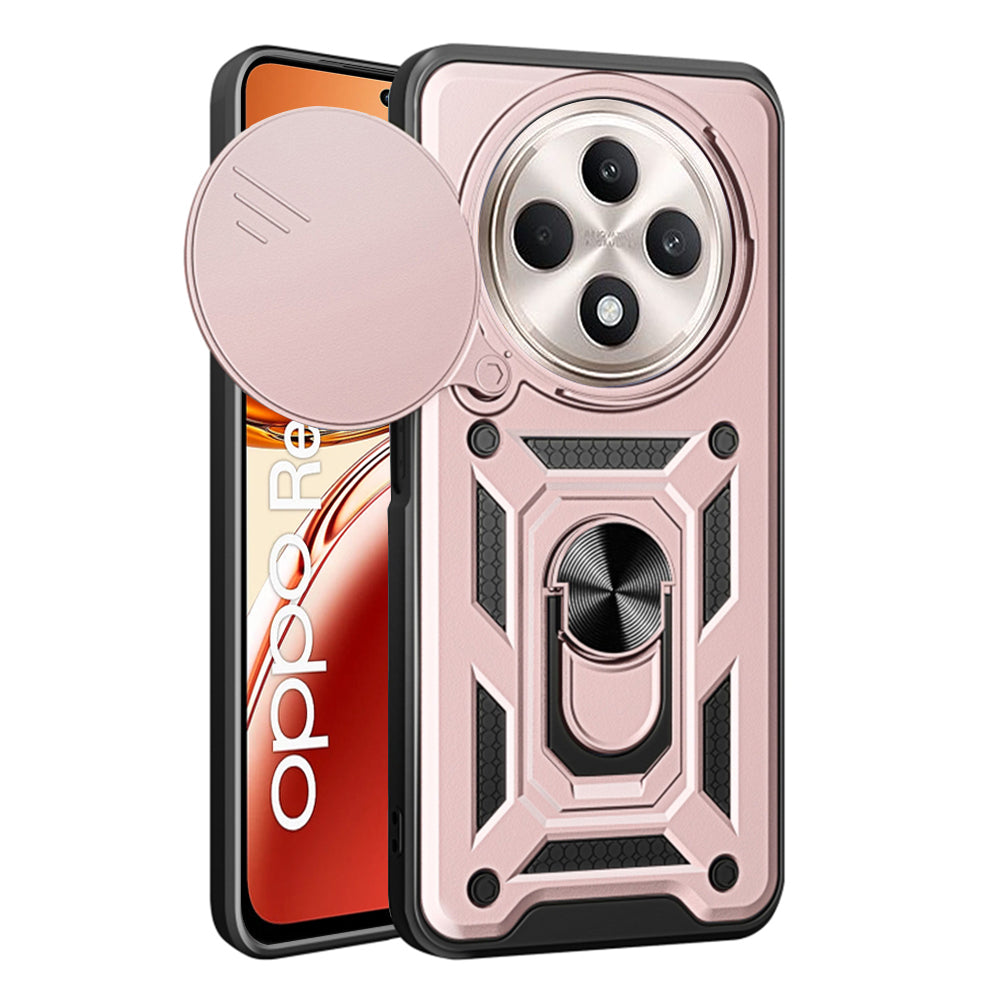 Capa para Oppo Reno12 FS 5G / Reno12 FS 4G / Reno12 F 4G / Reno12 F, Techsuit, CamShield, Rosa