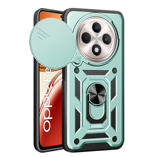 Capa para Oppo Reno12 FS 5G / Reno12 FS 4G / Reno12 F 4G / Reno12 F, Techsuit, CamShield, Verde