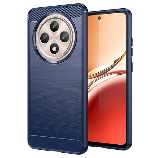 Capa para Oppo Reno12 FS 5G / Reno12 FS 4G / Reno12 F 4G / Reno12 F, Techsuit, Carbono, Azul