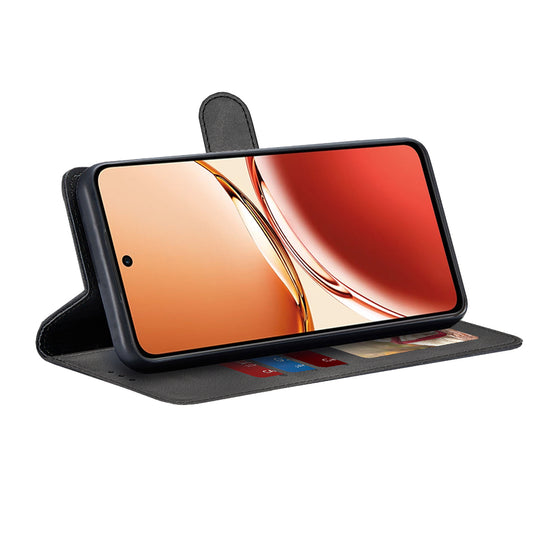 Capa para Oppo Reno12 FS 5G / Reno12 FS 4G / Reno12 F 4G / Reno12 F, Techsuit, Diary Book, Preta