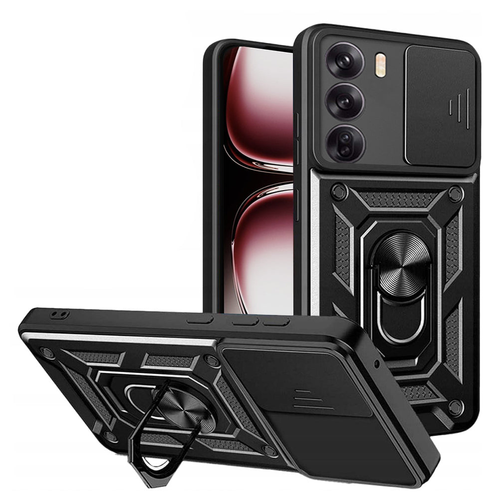 Capa para Oppo Reno12 Pro, Techsuit, CamShield, Preta