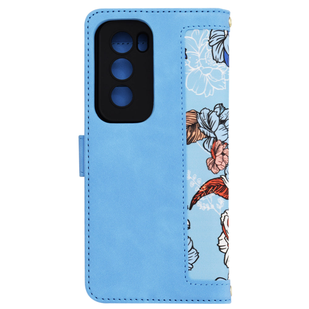Capa para Oppo Reno12 Pro, Techsuit, FlipCraft, Azul