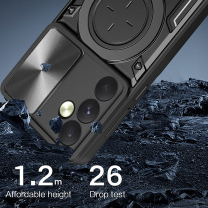 Case for Oppo Reno12, Techsuit, CamGuard Pro, Rose Gold