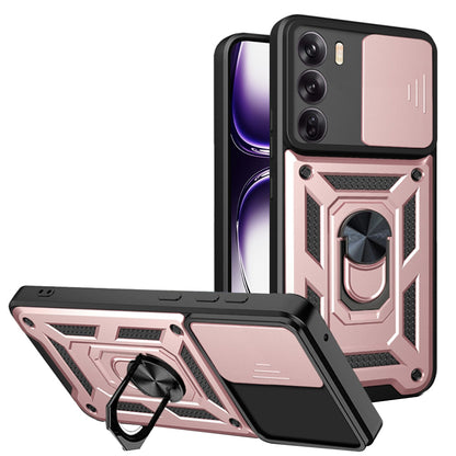 Capa para Oppo Reno12, Techsuit, CamShield, Rosa