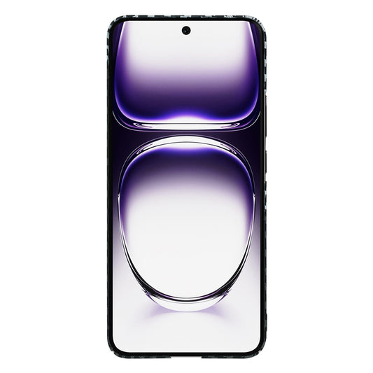 Capa para Oppo Reno12, Techsuit, Carbonite FiberShell, Preto Cinzento