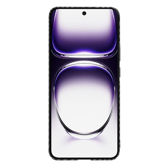 Capa para Oppo Reno12, Techsuit, Carbonite FiberShell, Preta