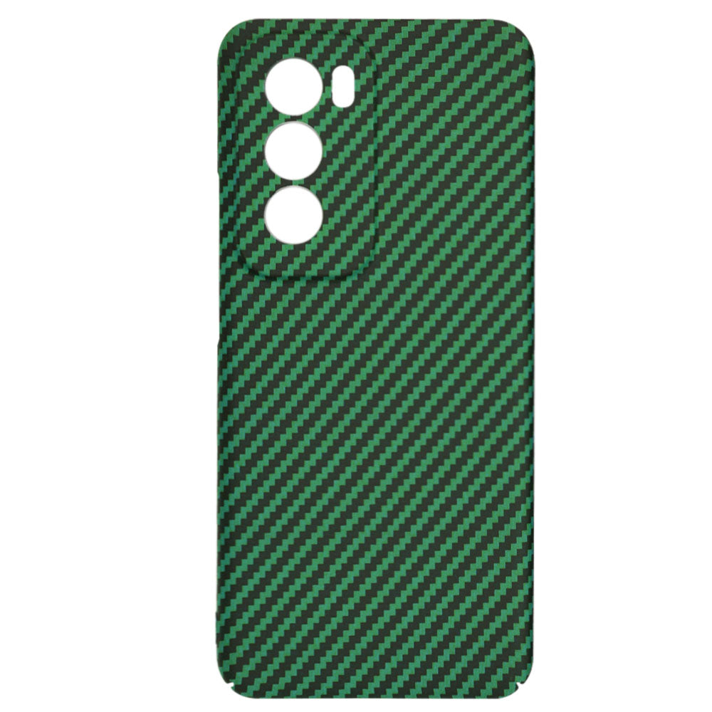 Capa para Oppo Reno12, Techsuit, Carbonite FiberShell, Verde