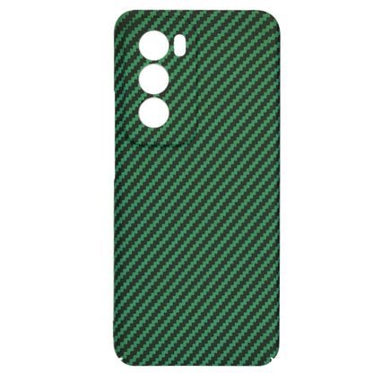 Capa para Oppo Reno12, Techsuit, Carbonite FiberShell, Verde
