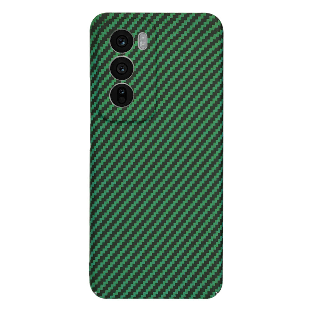 Capa para Oppo Reno12, Techsuit, Carbonite FiberShell, Verde