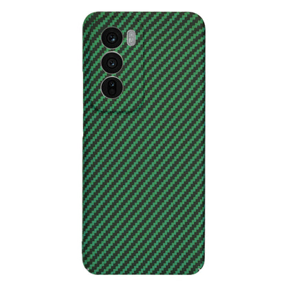 Capa para Oppo Reno12, Techsuit, Carbonite FiberShell, Verde