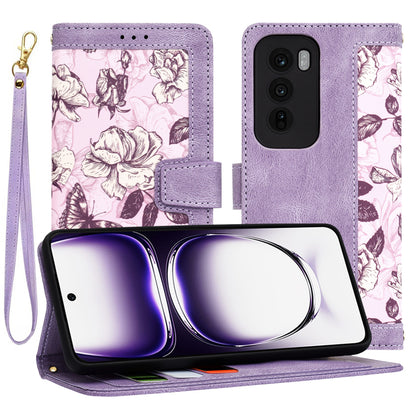 Capa para Oppo Reno12, Techsuit, FlipCraft, Roxa