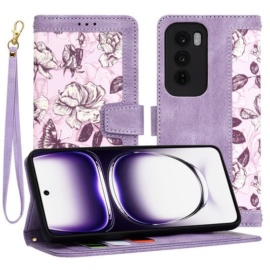 Capa para Oppo Reno12, Techsuit, FlipCraft, Roxa