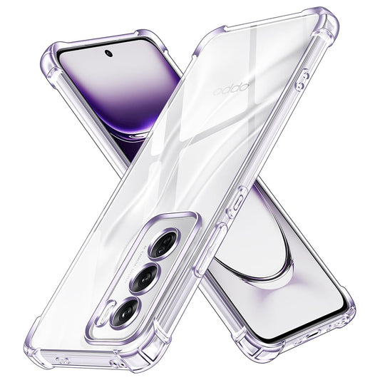 Capa para Oppo Reno12, Techsuit, Transparente à Prova de Choques, Transparente