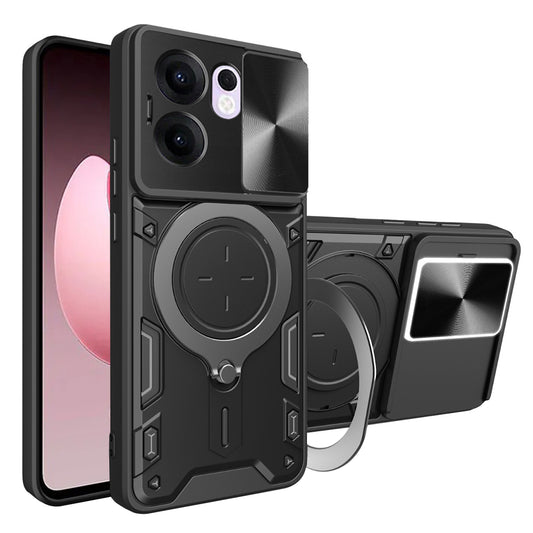 Capa para Oppo Reno13 FS 5G / Reno13 F 4G / Reno13 F, Techsuit, CamGuard Pro, Preta