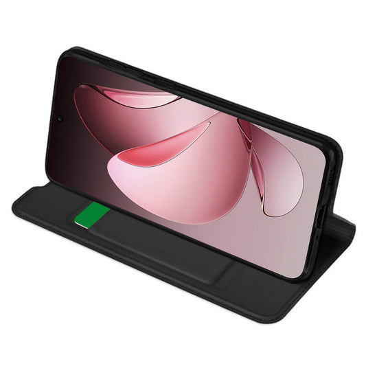 Capa para Oppo Reno13 FS 5G / Reno13 F 4G / Reno13 F, Techsuit, Magskin Book, Preta