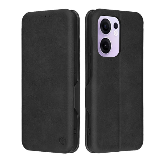 Capa para Oppo Reno13 FS 5G / Reno13 F 4G / Reno13 F, Techsuit, Safe Wallet Plus, Preta