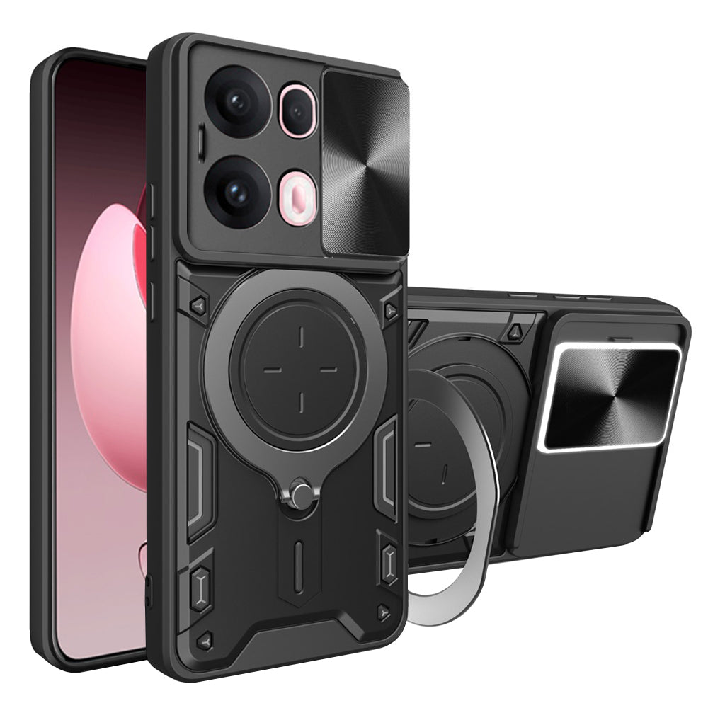 Capa para Oppo Reno13 Pro, Techsuit, CamGuard Pro, Preta