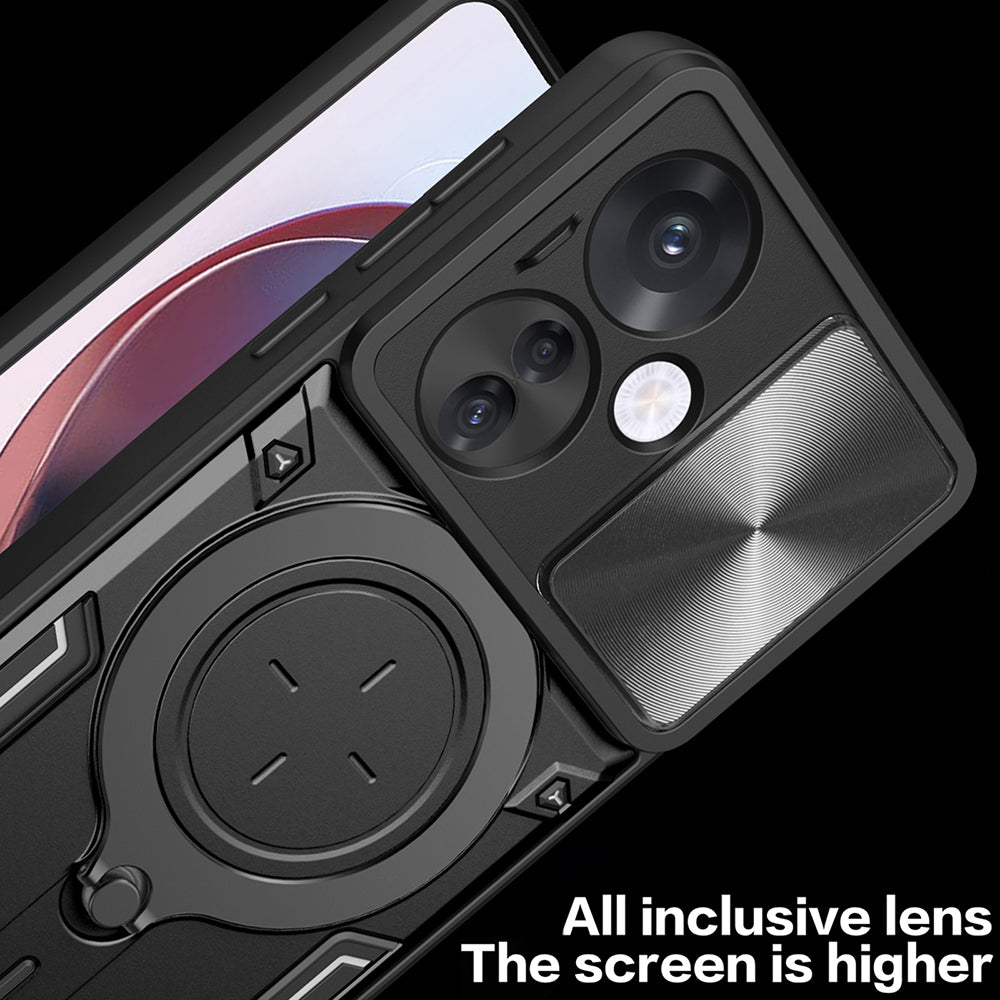 Capa para Oppo Reno13 Pro, Techsuit, CamGuard Pro, Preta