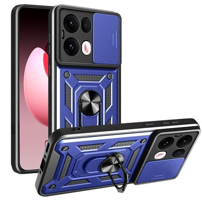 Capa para Oppo Reno13 Pro, Techsuit, CamShield, Azul