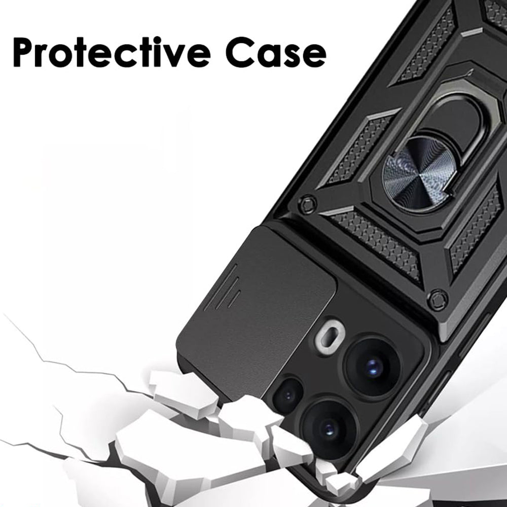 Capa para Oppo Reno13 Pro, Techsuit, CamShield, Rosa