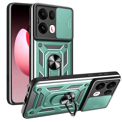 Capa para Oppo Reno13 Pro, Techsuit, CamShield, Verde