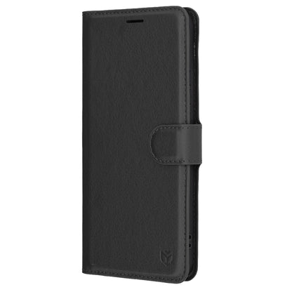 Capa para Oppo Reno13 Pro, Techsuit, Leather Folio, Preta