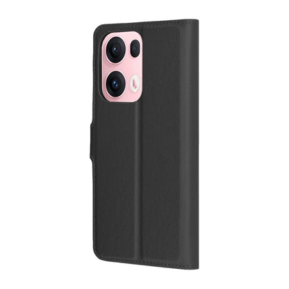 Capa para Oppo Reno13 Pro, Techsuit, Leather Folio, Preta