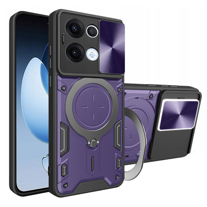 Capa para Oppo Reno13, Techsuit, CamGuard Pro, Roxo
