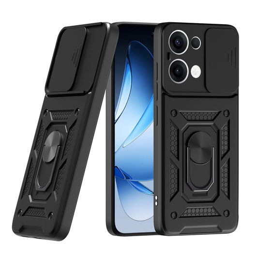 Capa para Oppo Reno13, Techsuit, CamShield, Preta