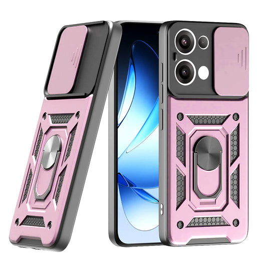 Capa para Oppo Reno13, Techsuit, CamShield, Rosa
