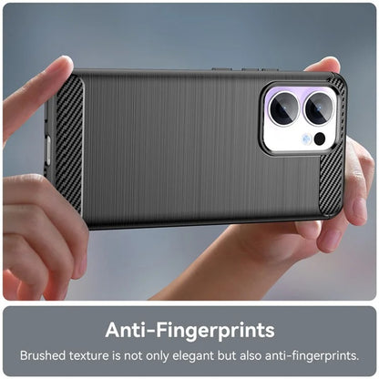 Capa para Oppo Reno13, Techsuit, Carbono, Preta