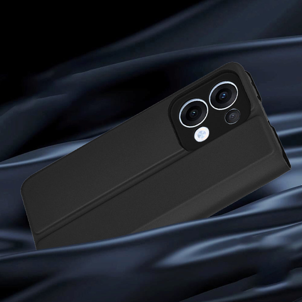Capa para Oppo Reno13, Techsuit, Magskin Book, Preta