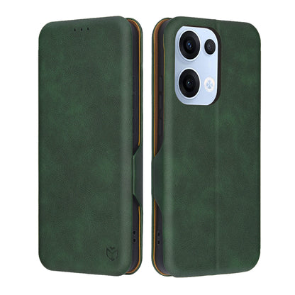 Capa para Oppo Reno13, Techsuit, Safe Wallet Plus, Verde