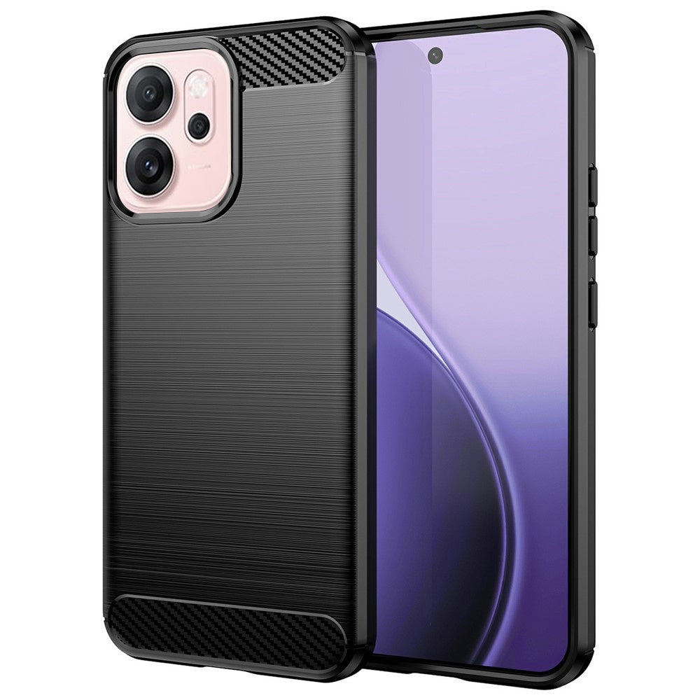 Capa para Oppo Reno14 F, Techsuit, Carbono, Preta