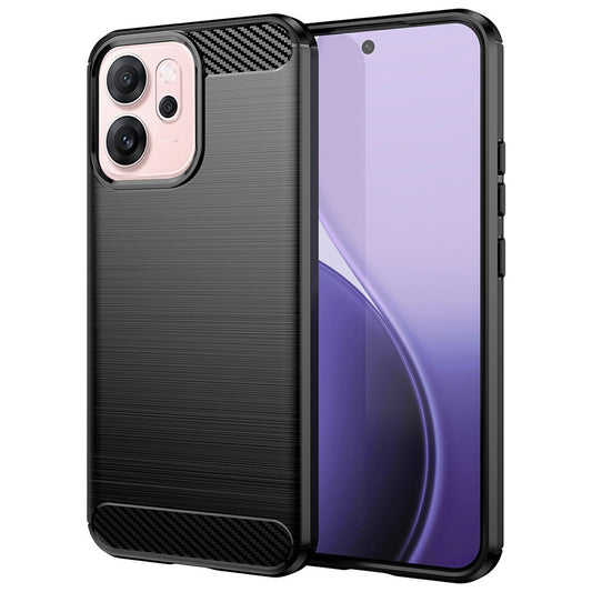 Capa para Oppo Reno14 F, Techsuit, Carbono, Preta