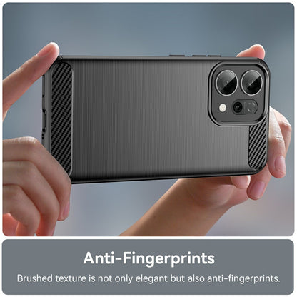 Capa para Oppo Reno14 F, Techsuit, Carbono, Preta