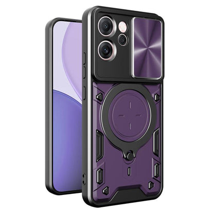 Capa para Oppo Reno14 FS 5G / Reno14 F, Techsuit, CamGuard Pro, Roxo
